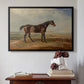 Dr. Syntax, a Bay Racehorse, Standing in a Coastal Landscape, an Estuary Beyond, c. 1820 - Floater Framed Canvas Print