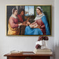 Sacred Conversation, c. 1505 - Floater Framed Canvas Print