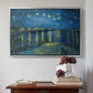 Starry Night Over the Rhône, 1888 - Floater Framed Canvas Print
