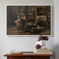 The Studio of Ferdinand De Braekeleer I, Father of the Painter, c. 1873-1885 - Floater Framed Canvas Print
