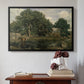 Forest of Fontainebleau, 1846 - Floater Framed Canvas Print