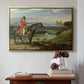 John Levett Hunting at Wychnor, Staffordshire, 1818 - Floater Framed Canvas Print
