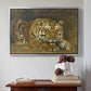 Study of a Tiger for Circe, 1885 - Floater Framed Canvas Print