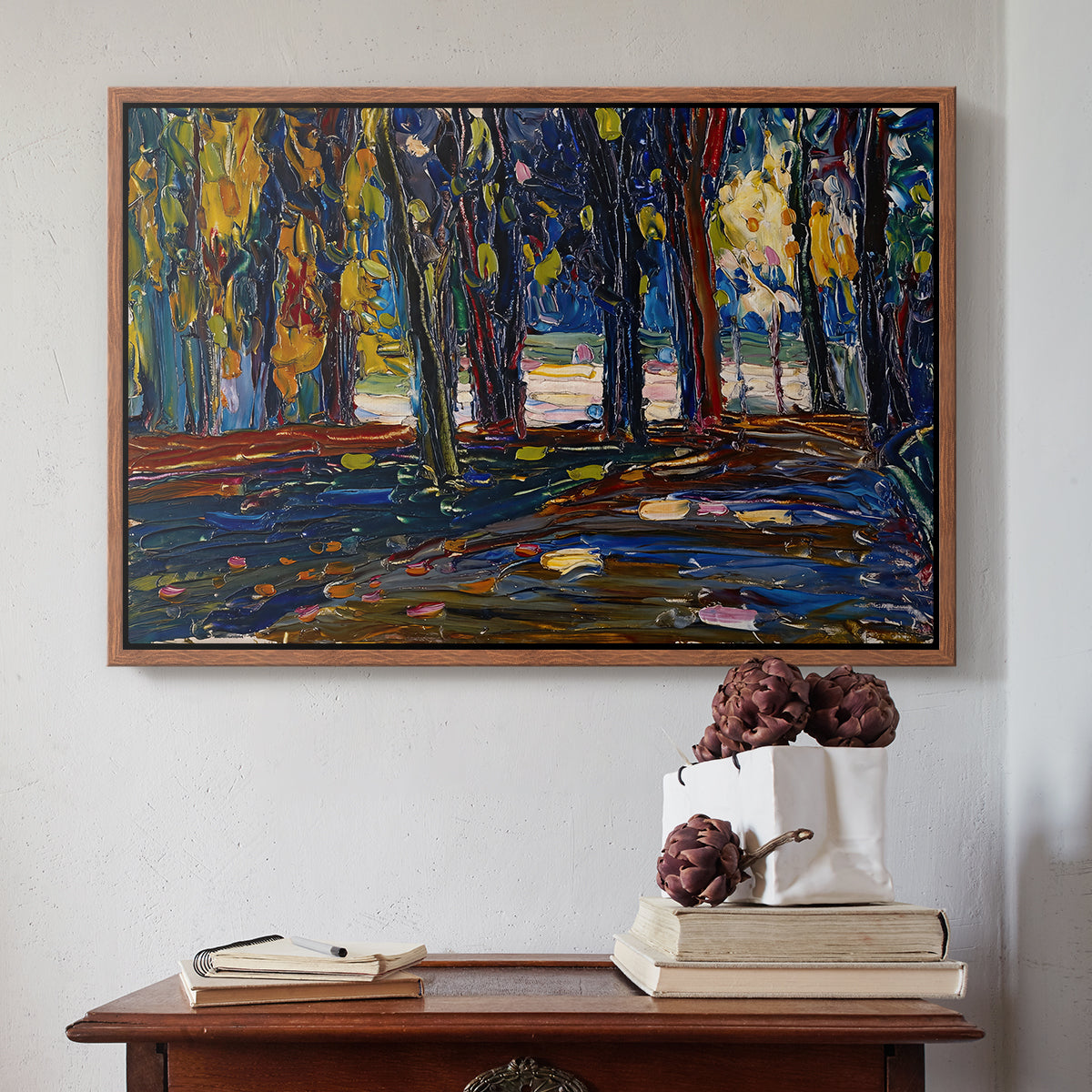 Autumn Study, 1908 - Floater Framed Canvas Print