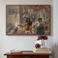 Roman Pilgrims, 1854 - Floater Framed Canvas Print