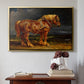 The Shire Horse Elephant in an Extensive Landscape, c. 1850s - Floater Framed Canvas Print