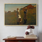A Temperance Meeting, 1874 - Floater Framed Canvas Print