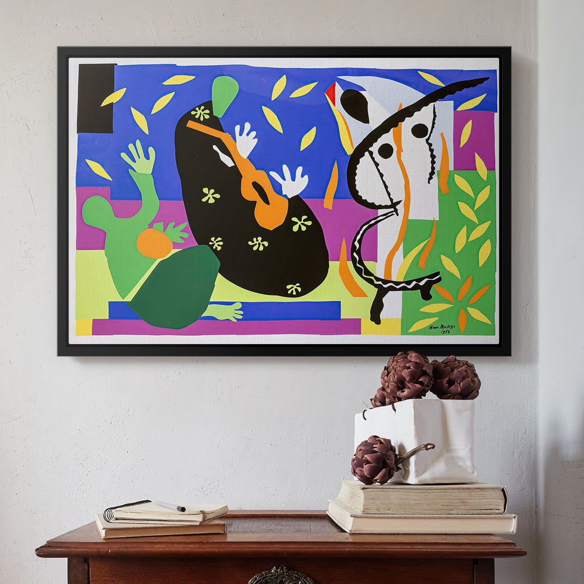 The Sorrows of the King, 1952 - Floater Framed Canvas Print