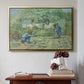 First Steps after Millet, 1890 - Floater Framed Canvas Print