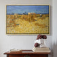 Wheat Field with Sheaves (Harvest in Provence), 1888 - Floater Framed Canvas Print