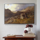 Lledr Valley in Wales, 1864 - Floater Framed Canvas Print