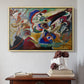 Fragment 2 for Composition VII, 1913 - Floater Framed Canvas Print