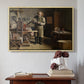 The Plate Printer, 1875 - Floater Framed Canvas Print