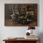 The Studio of Ferdinand De Braekeleer I, Father of the Painter, c. 1873-1885 - Floater Framed Canvas Print