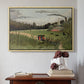 The Chair Factory at Alfortville, 1897 - Floater Framed Canvas Print