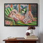 Odalisque Couchée Aux Magnolias, c. 1923 - Floater Framed Canvas Print