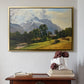Mountains in Berchtesgaden - Floater Framed Canvas Print