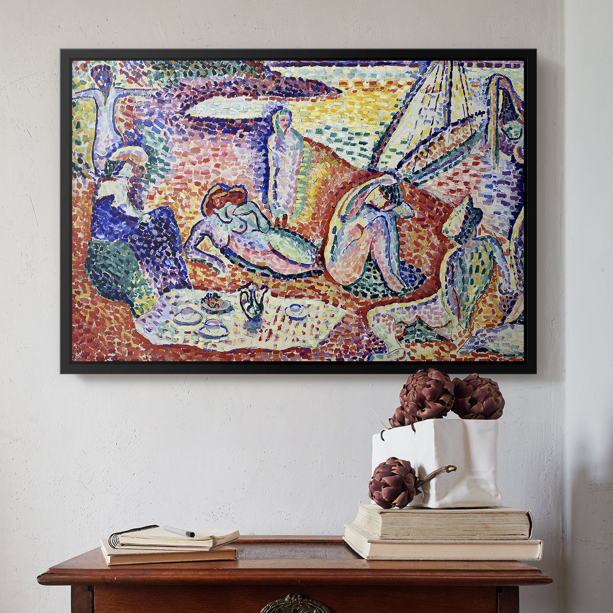 Luxe, Calme et Volupté, 1904 - Floater Framed Canvas Print