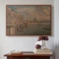 Somerset House Terrace from Waterloo Bridge, c. 1819 - Floater Framed Canvas Print