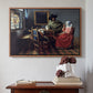 The Glass of Wine, c. 1660 - Floater Framed Canvas Print