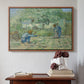 First Steps after Millet, 1890 - Floater Framed Canvas Print