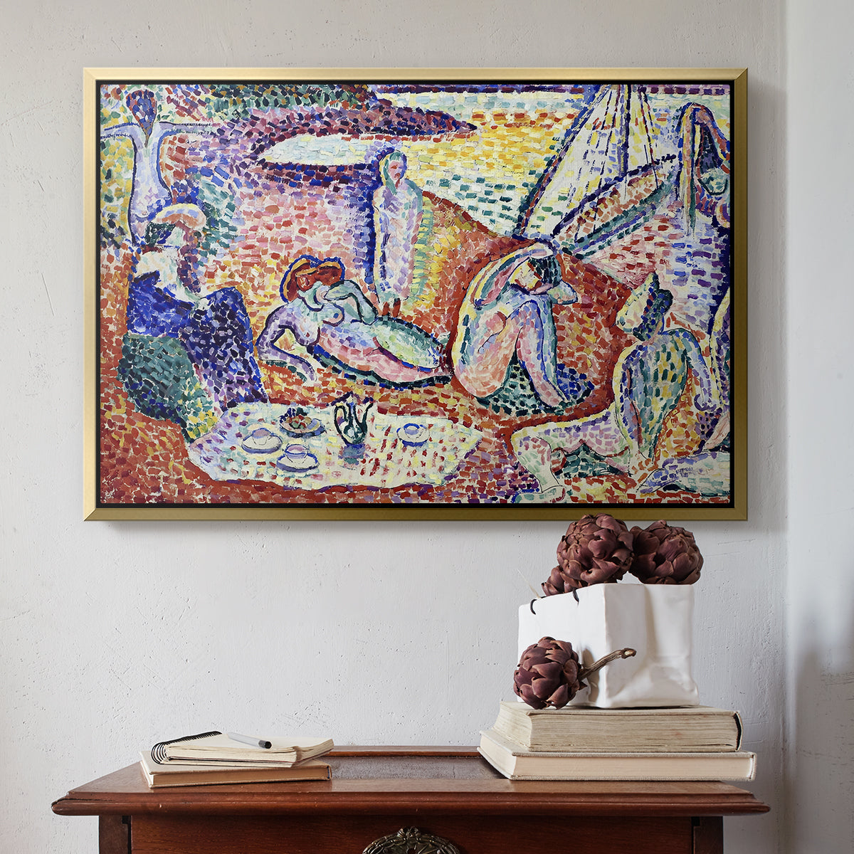 Luxe, Calme et Volupté, 1904 - Floater Framed Canvas Print