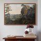 Landscape with the Balbersteine near Miesenbach, 1839 - Floater Framed Canvas Print