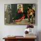 Madonna and Child with Saints Anthony of Padua and Roch, c. 1510 - Floater Framed Canvas Print