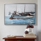 Taking on Wet Provisions, 1903 - Floater Framed Canvas Print