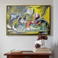 Still Life with Cat and Lobster, 1962 - Floater Framed Canvas Print