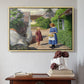 Summer Day in Jyllinge, 1922 - Floater Framed Canvas Print