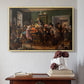 An Auction Scene, 1835 - Floater Framed Canvas Print