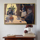 The Dining Room (Breakfast), 1886-1887 - Floater Framed Canvas Print
