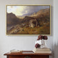 Lledr Valley in Wales, 1864 - Floater Framed Canvas Print