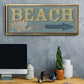 Shoreline Signs III - Floater Framed Canvas Print