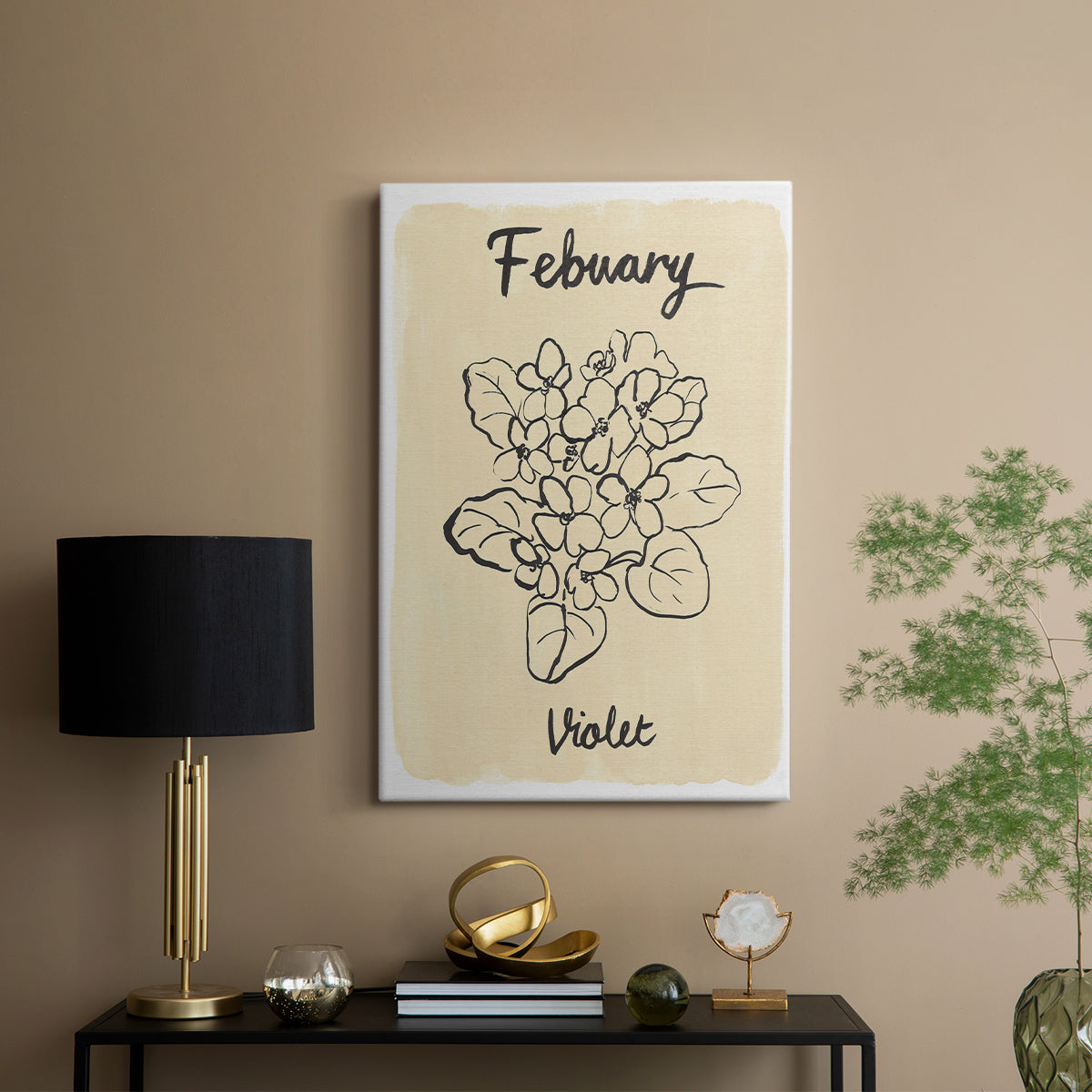 Birth Month II - Canvas Art Print