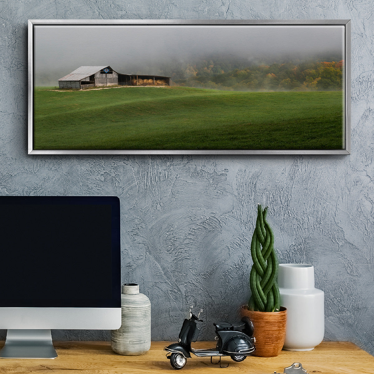 Mountain Air - Floater Framed Canvas Print