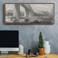 Richmond from the James - Floater Framed Canvas Print