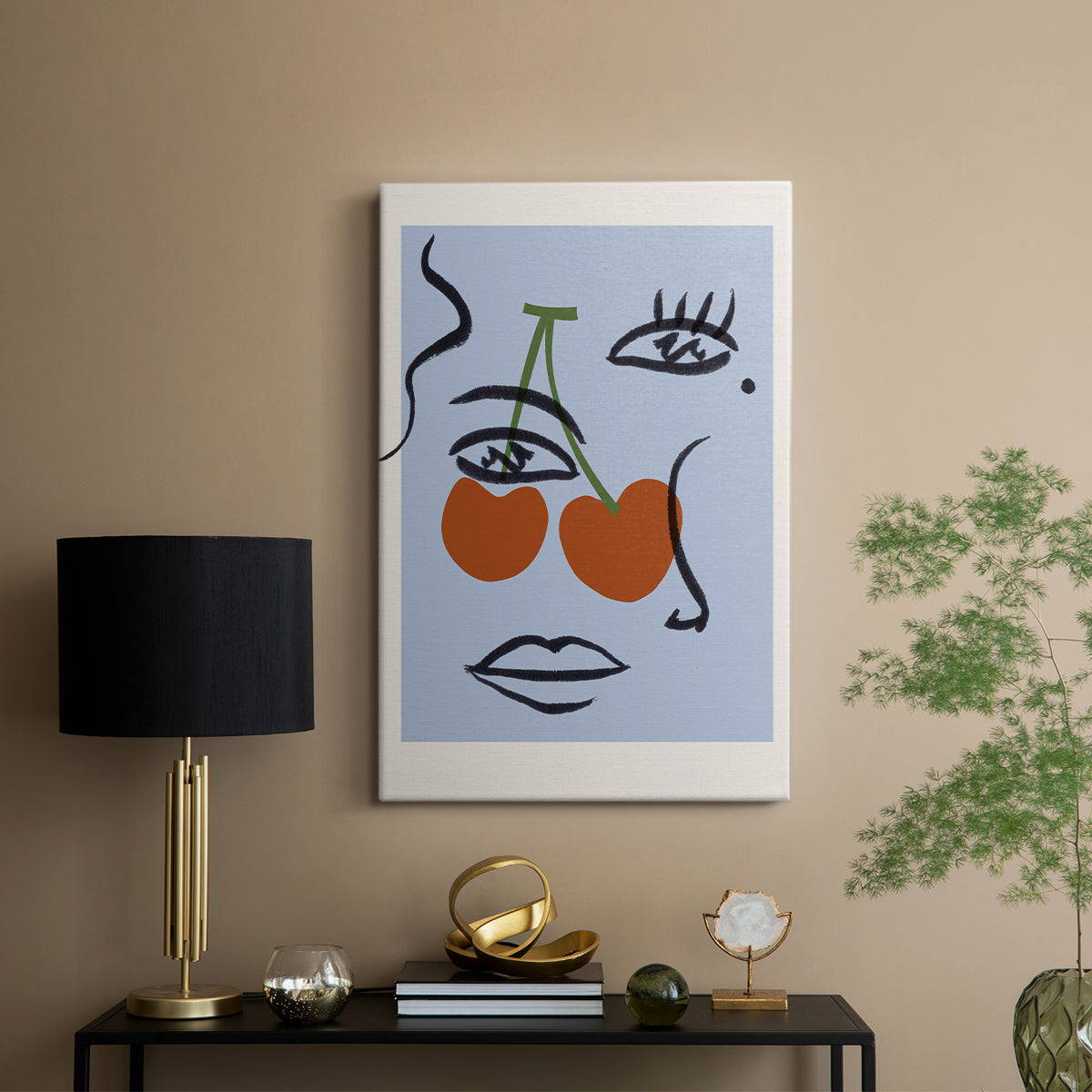 Cherry Baby I - Canvas Art Print