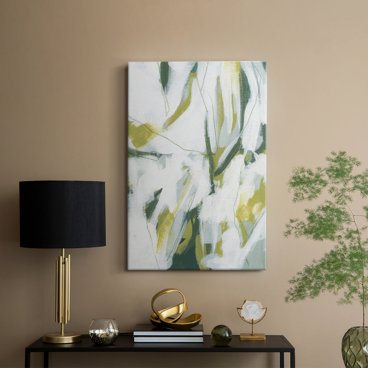 Emerald Ice I - Canvas Art Print
