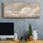 Painted Clouds I - Floater Framed Canvas Print