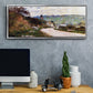 The Road at Vétheuil, 1878 - Floater Framed Canvas Print