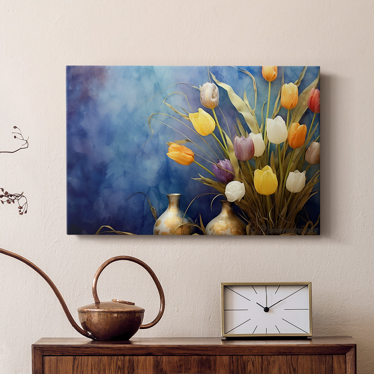 Floral Watercolor XXII - Canvas Art Print