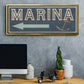 Shoreline Signs II - Floater Framed Canvas Print