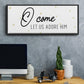 O Come - Floater Framed Canvas Print