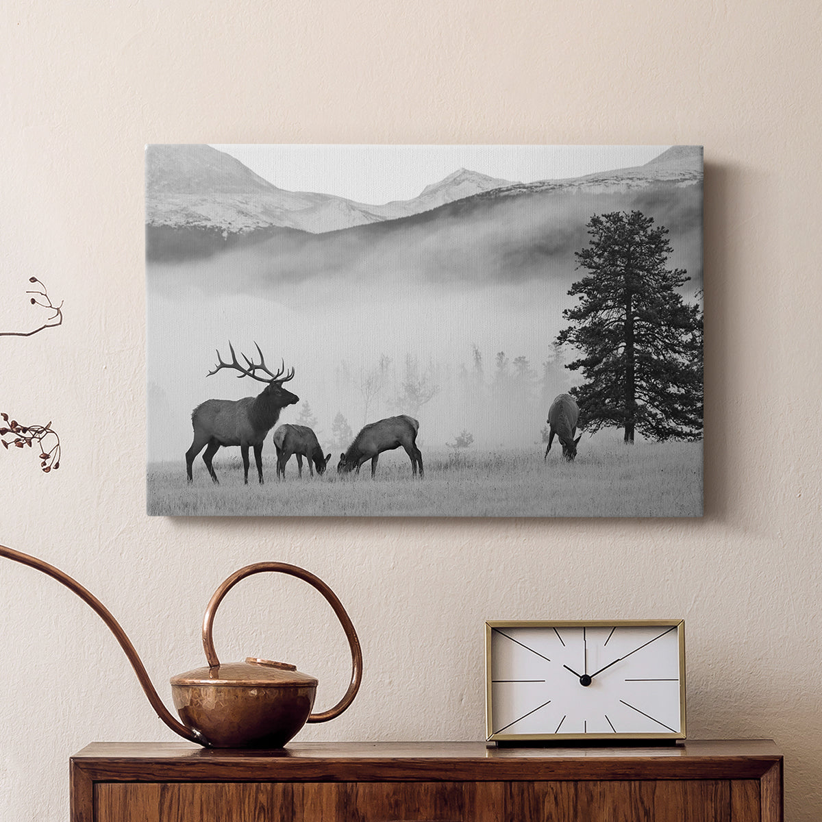 Mountain Elk - Canvas Art Print