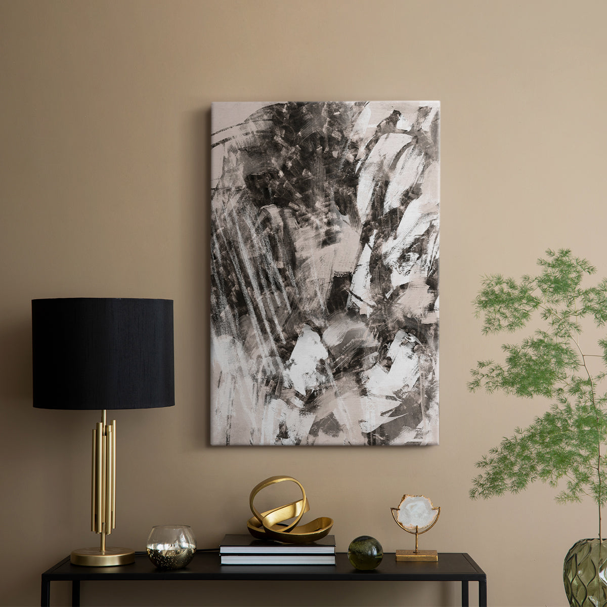 Blush Blackboard I - Canvas Art Print