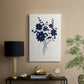 Indigo Sketch Bouquet II - Canvas Art Print