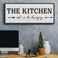 Eat Or Be Hungry - Floater Framed Canvas Print