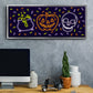 Neon Halloween Collection D - Floater Framed Canvas Print